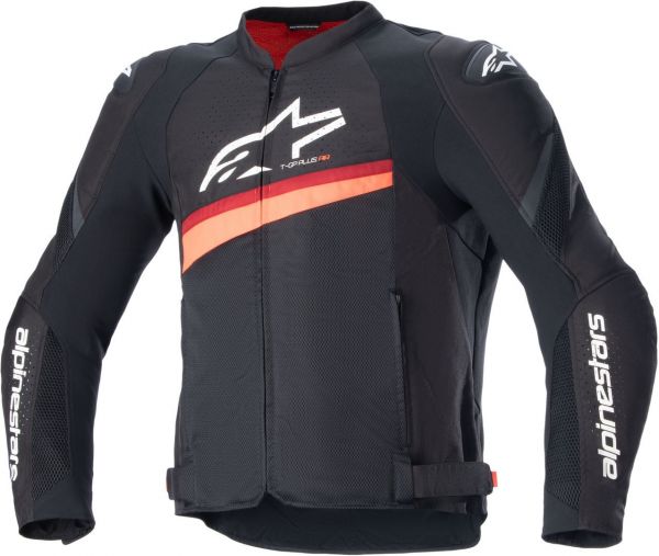 Alpinestars T-GP Plus R V4 Airflow Textiljacke Schwarz / Fluorot