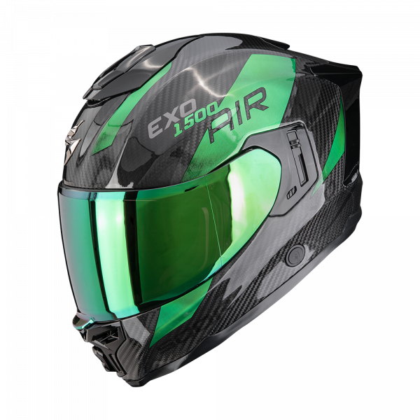 Scorpion EXO-1500 Carbon AIR Platted Schwarz / Grün