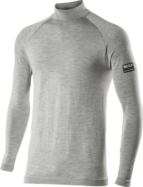 SIXS Funktionsshirt langarm TS3 Merino Unisex Grau