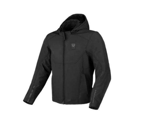 Macna Atracor winddichte Softshell-Jacke Mattschwarz