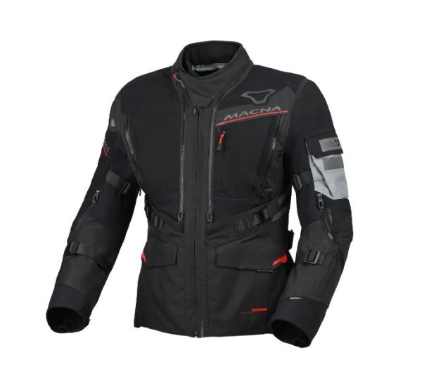 Macna Flexodus funktionale Motorradjacke Schwarz