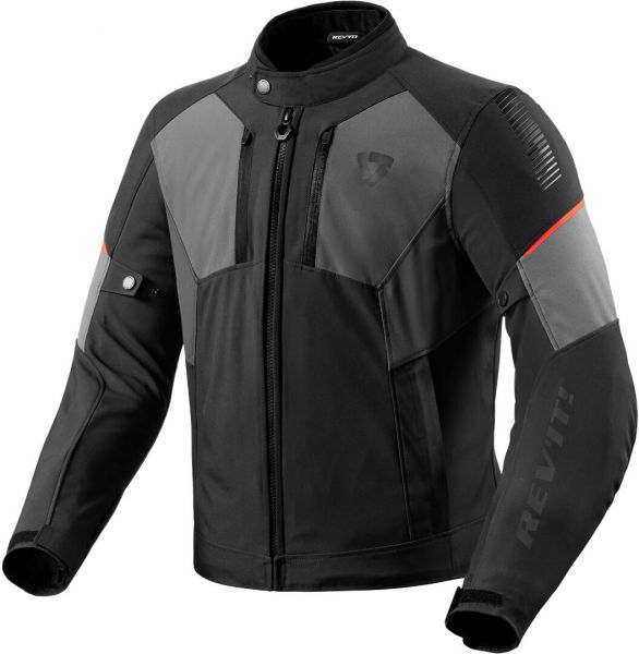 REV'IT! Catalyst H2O wasserdichte Tourenjacke Schwarz / Grau