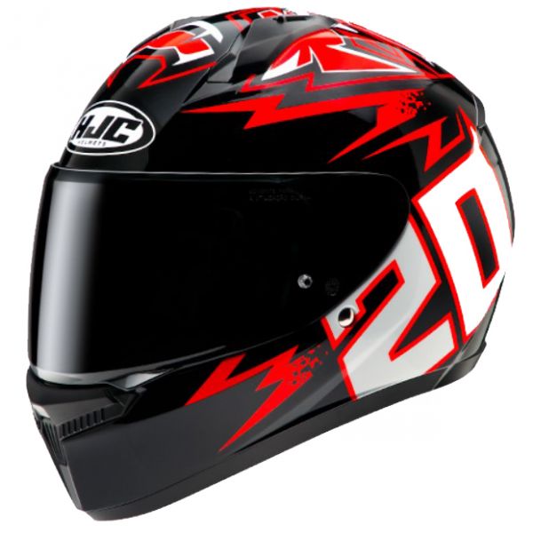 HJC C10 Integralhelm Diablo Mask MC1 front