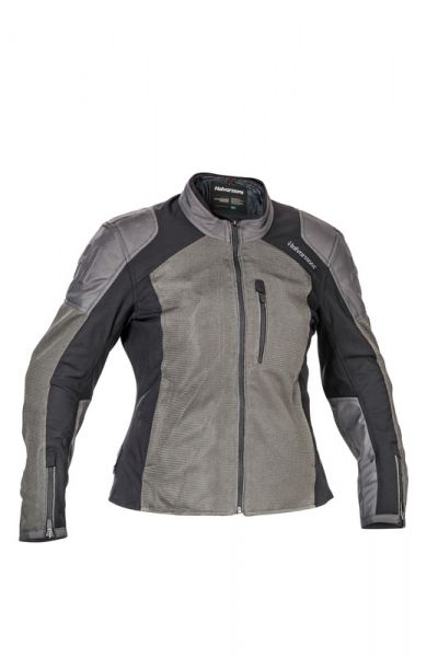 Halvarssons Arvika Textiljacke Damen Schwarz / Grau
