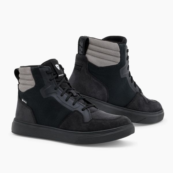 REV'IT! Krait GTX Motorradschuhe Wasserdicht Schwarz / Grau