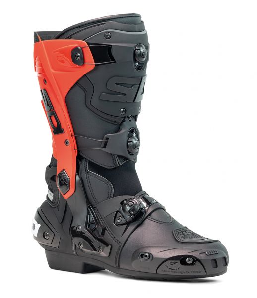Sidi Rex Motorradstiefel Schwarz / Rot 