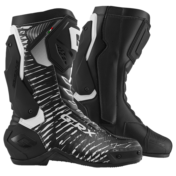 Gaerne G-RX Racingstiefel Schwarz / Weiß