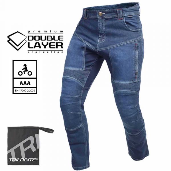 Trilobite Parado Doublelayer Jeans Slim Fit Blau AAAA