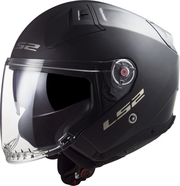 LS2 OF603 Infinity II Jethelm Solid Matt Schwarz - ECE 22-06