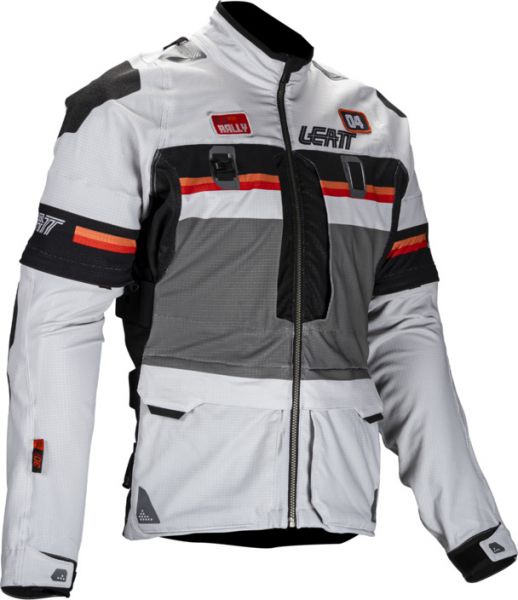 Leatt ADV Rally 5.5 V25 Motorradjacke Weiß / Grau / Schwarz