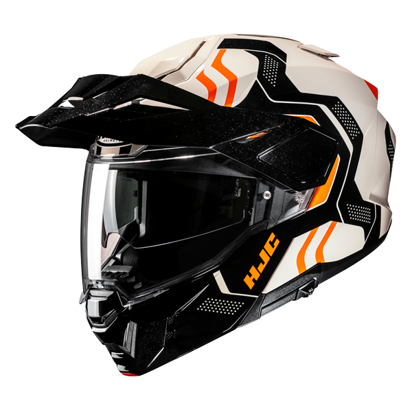 HJC i80 Klapphelm Velly MC7 Beige Schwarz Orange