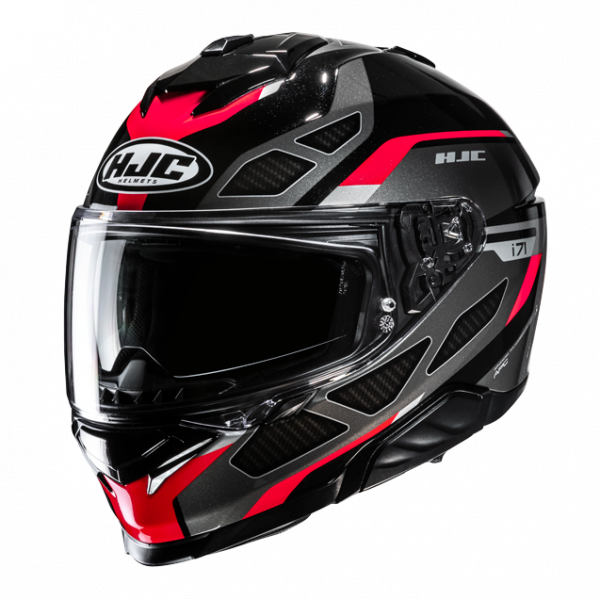 HJC i71 Integralhelm Zest MC1 Schwarz / Magenta