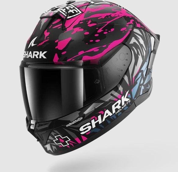 Shark Skwal Cup Integralhelm Replica Redding Matt Schwarz / Violett / Blau
