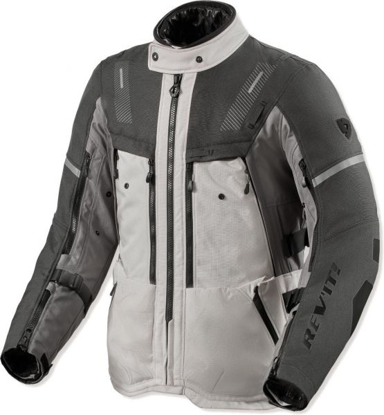 REV'IT! Sand 5 H2O Textiljacke Wasserdicht Silber / Anthrazit