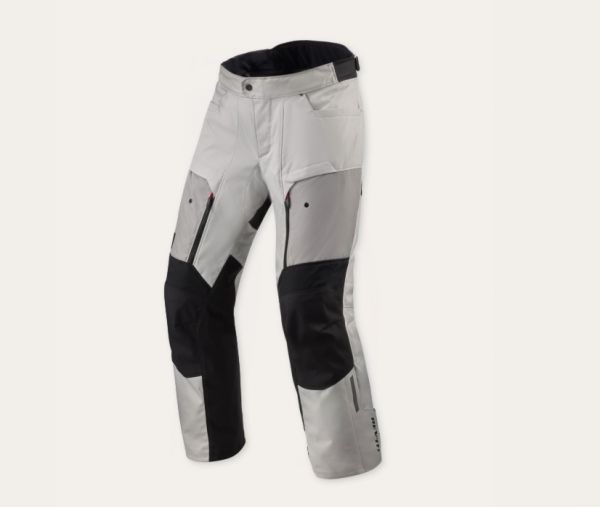 REV'IT! Outback 5 H2O wasserdichte Textilhose Silber / Schwarz