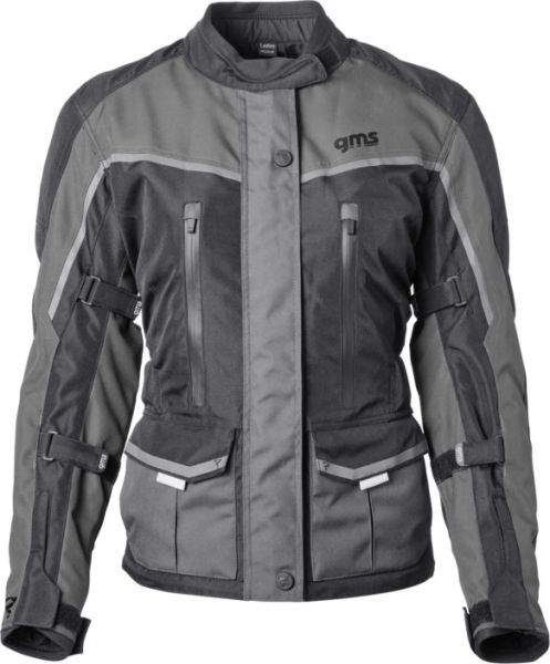 GMS Twister Neo WP wasserdichte Tourenjacke Damen Schwarz / Grau