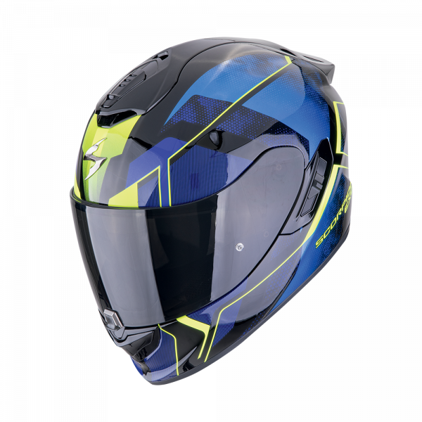 Scorpion EXO-1400 Evo II Air Intensio Schwarz / Blau (ECE 22-06)