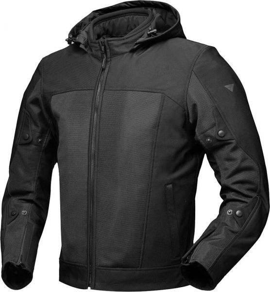 Modeka Davey Air wasserdichte Textiljacke Schwarz
