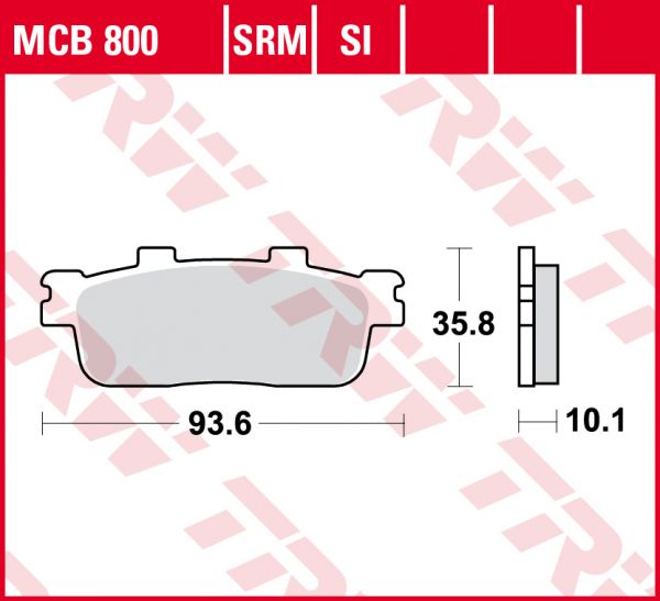 Lucas Scheibenbremsbeläge MCB800SI