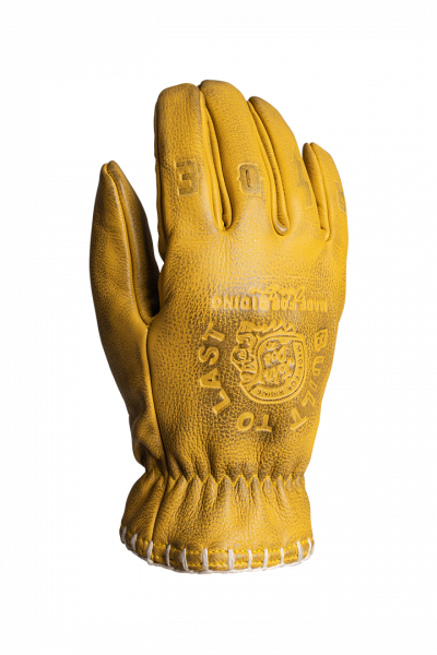 John Doe Coyote Handschuhe Gelb Gestanzt
