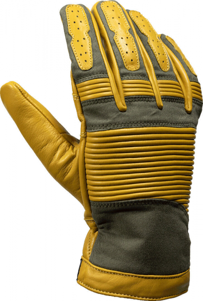 John Doe Durango Handschuhe Gelb / Olive