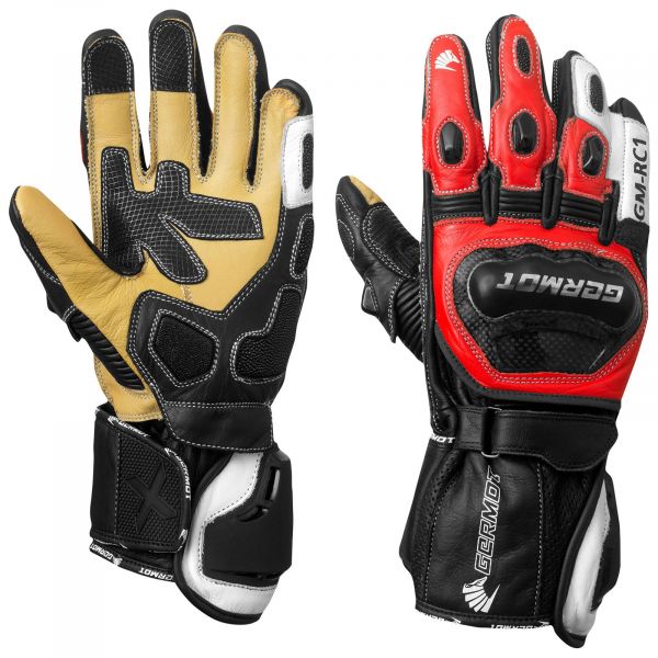 Germot Minneapolis Handschuh Schwarz / Rot