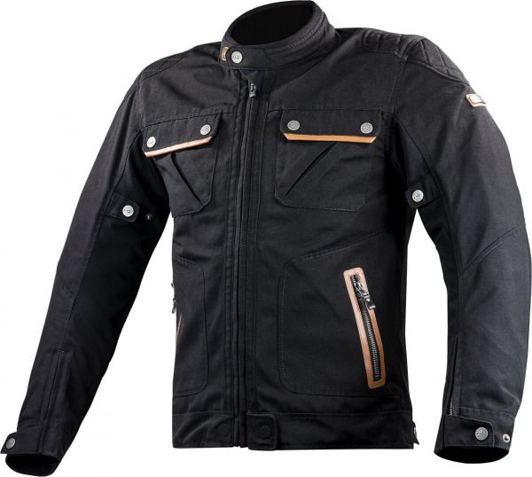LS2 Bullet Motorrad Textiljacke Schwarz