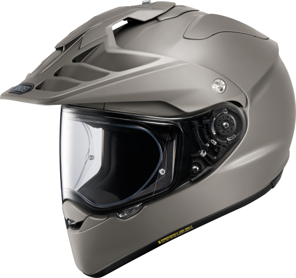 Shoei Hornet ADV06 Offroadhelm Unifarben Grau