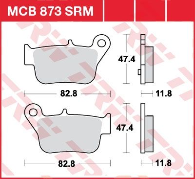 Lucas Scheibenbremsbeläge MCB873SRM