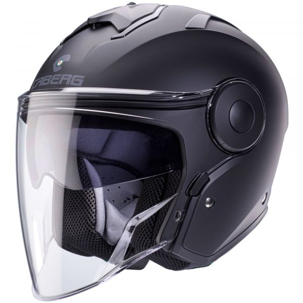 Caberg Soho Jethelm Unifarben Mattschwarz