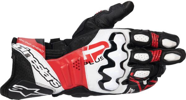 Alpinestars GP Plus R V3 Sport Handschuhe Schwarz / Weiß / Hellrot