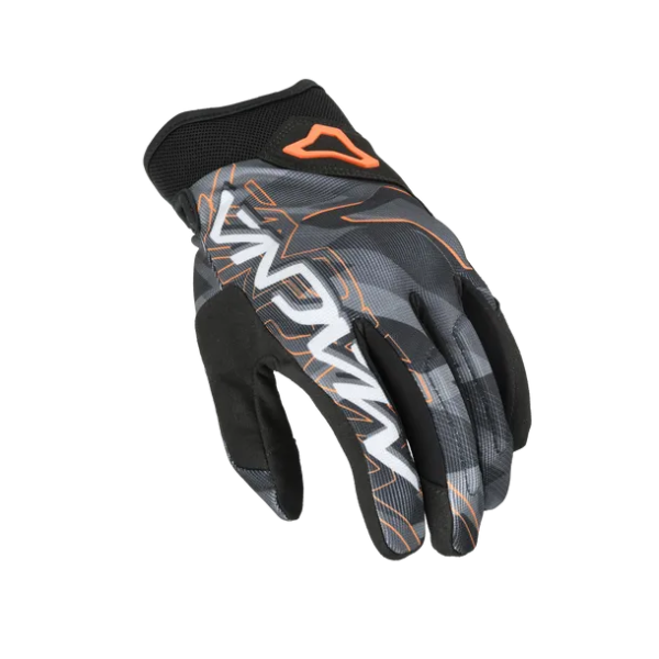Macna Decode Kurzhandschuhe Schwarz / Orange / Weiß