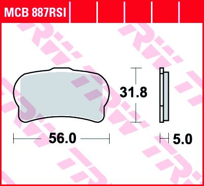 Lucas Scheibenbremsbeläge MCB887RSI