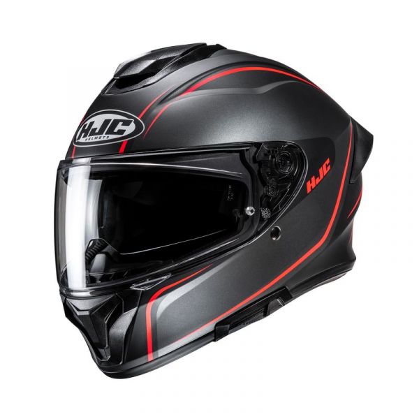 HJC C71 Integralhelm Quez MC1SF Matt Anthrazit / Fluorot