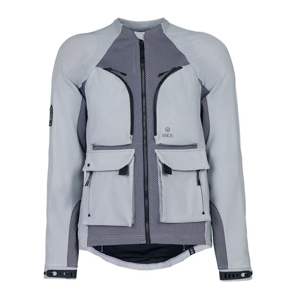 Knox Tor Duo Protektor-Tourenjacke Hellgrau