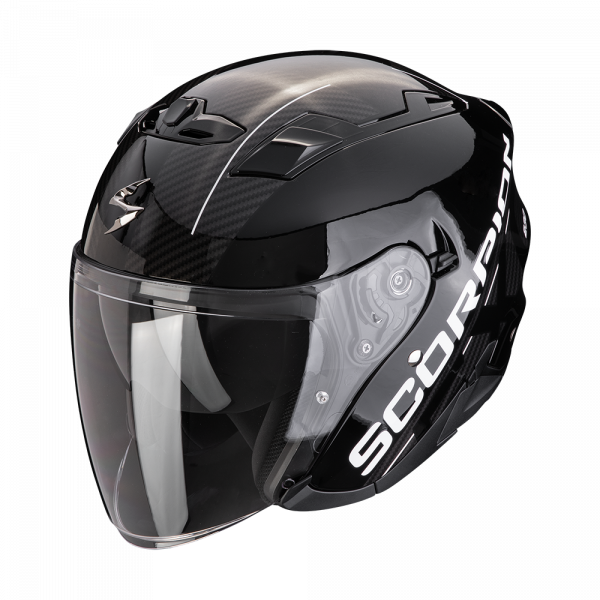Scorpion Exo-230 Jethelm QR Schwarz / Silber (ECE 22-06)