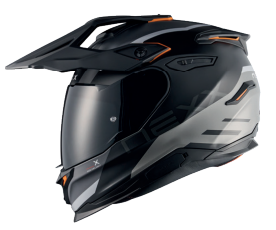 NEXX Y.TRAVl Quest Adventurehelm Schwarz / Grau Matt