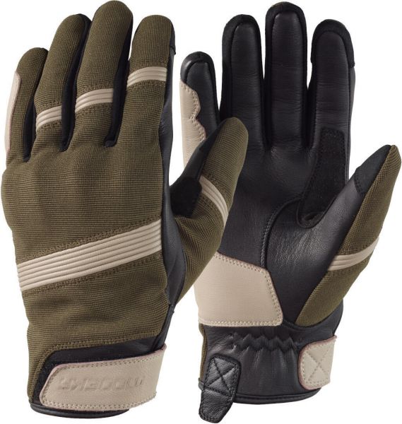 Modeka Sukaya Handschuhe Sand / Khaki / Schwarz