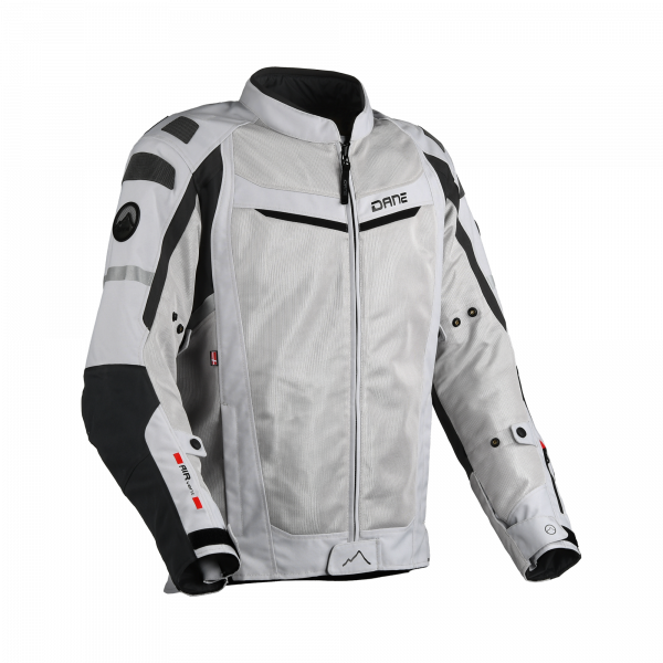 Dane Solskin Textiljacke Grau / Schwarz