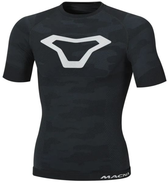 MACNA Base layer Summer Shirt Funktionsshirt Schwarz / Grau