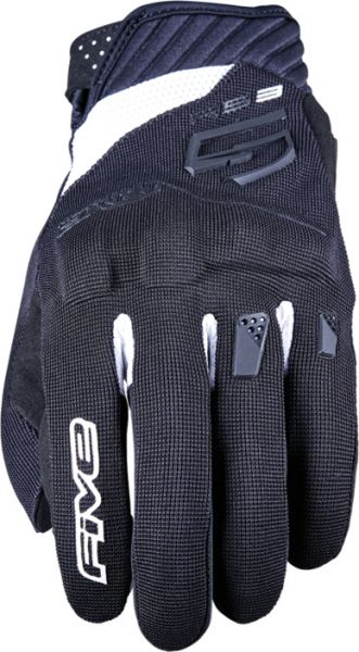 FIVE RS3 EVO Kurzhandschuh Schwarz / Weiß