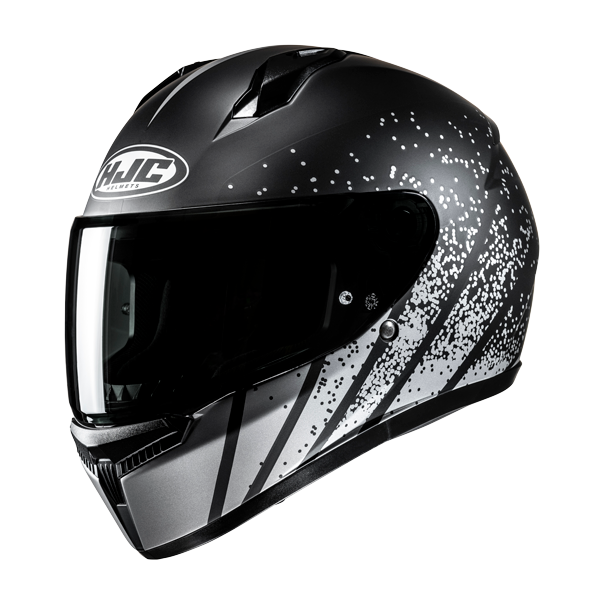 HJC C10 Integralhelm Haven MC5SF Mattschwarz Weiß