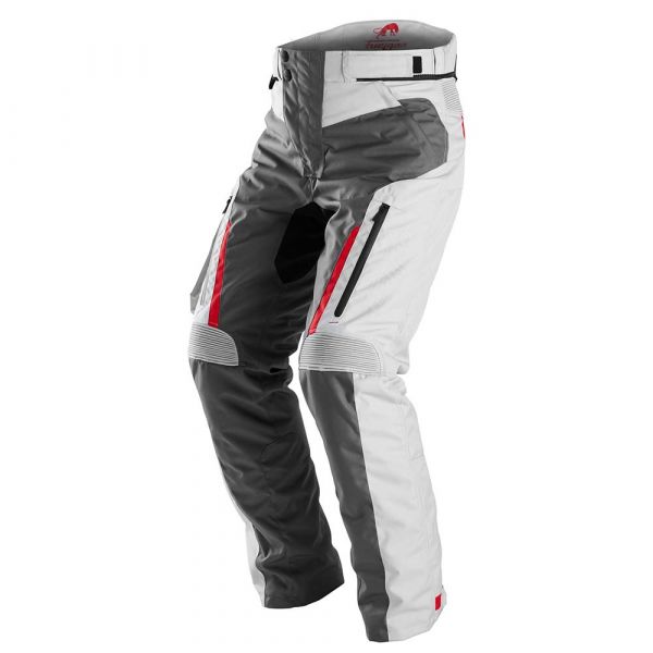 Furygan Killington Textilhose Grau Weiß Rot