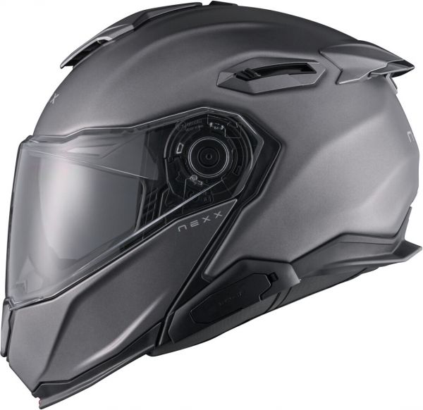 NEXX X.Lifetour Plain Klapphelm Titanium