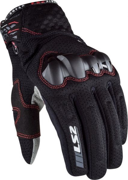 LS2 Chaki Motorrad Handschuhe Damen Schwarz