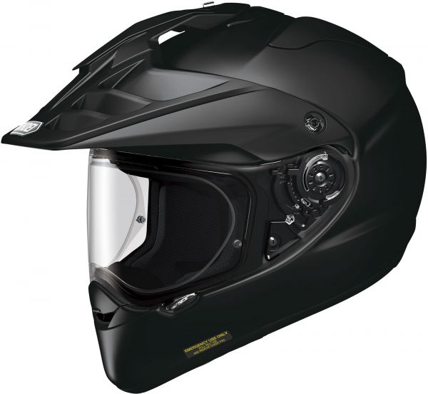Shoei Hornet ADV06 Offroadhelm Unifarben Schwarz