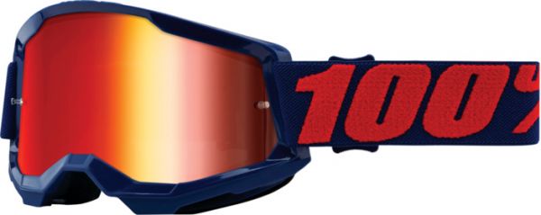 100% Brille Strata 2 Masego - Mirror Red Lens