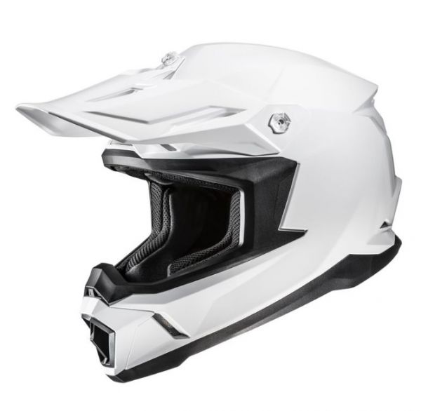 HJC C50 Offroadhelm Unifarben Perlweiß