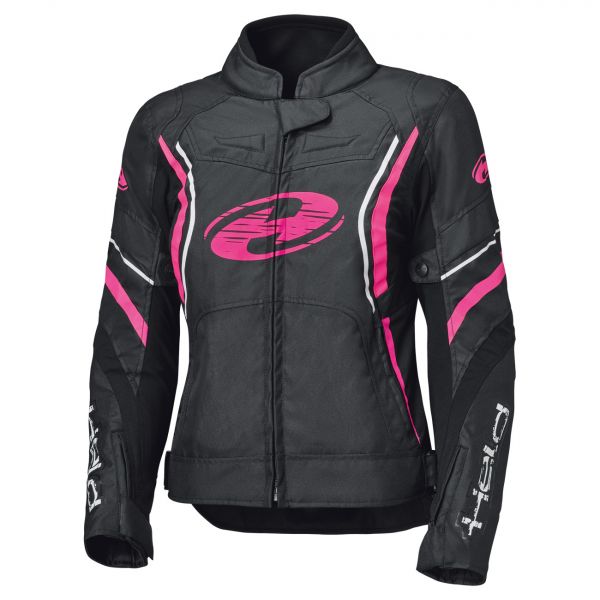 Held Baxley Top wasserdichte Motorrad Tourenjacke Damen Schwarz / Pink