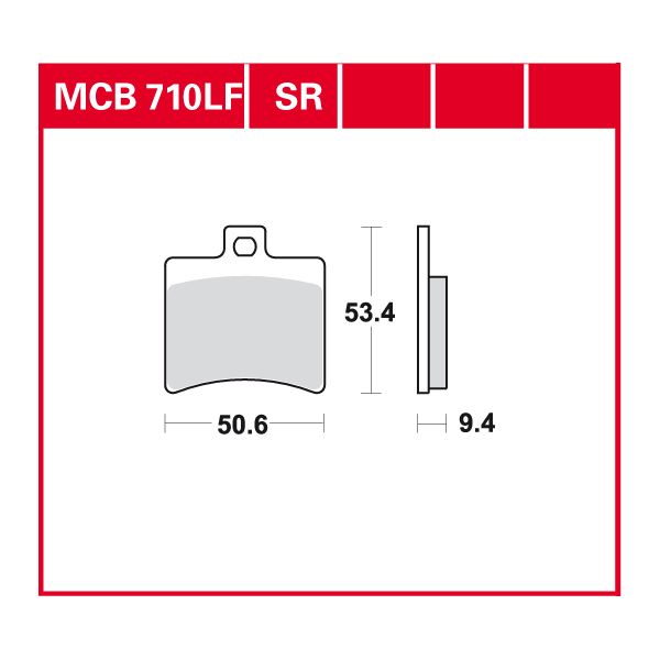 Lucas Scheibenbremsbelag MCB710